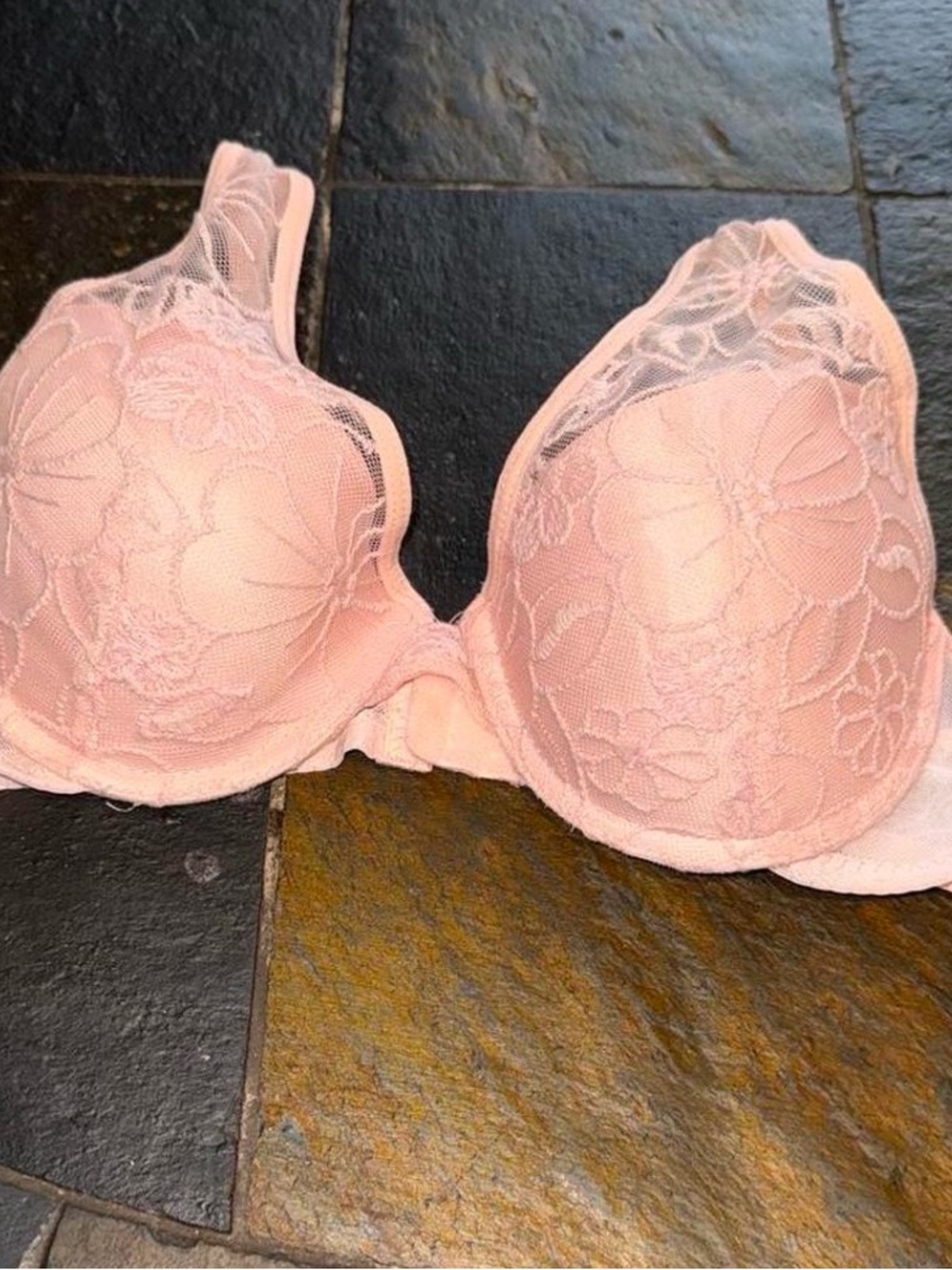 Laura Ashley Blush Lace Underwire Bra